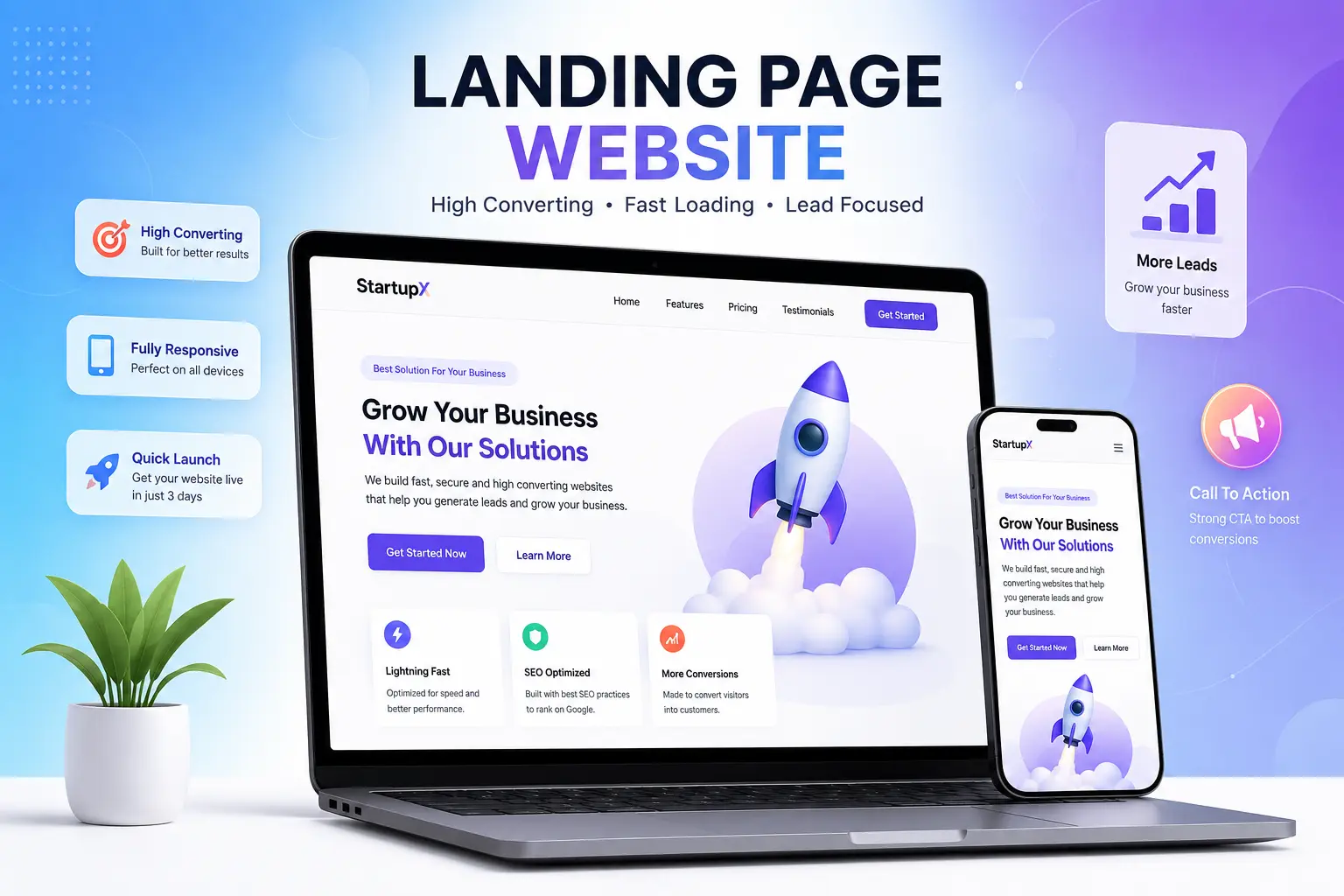 Landing Page Website